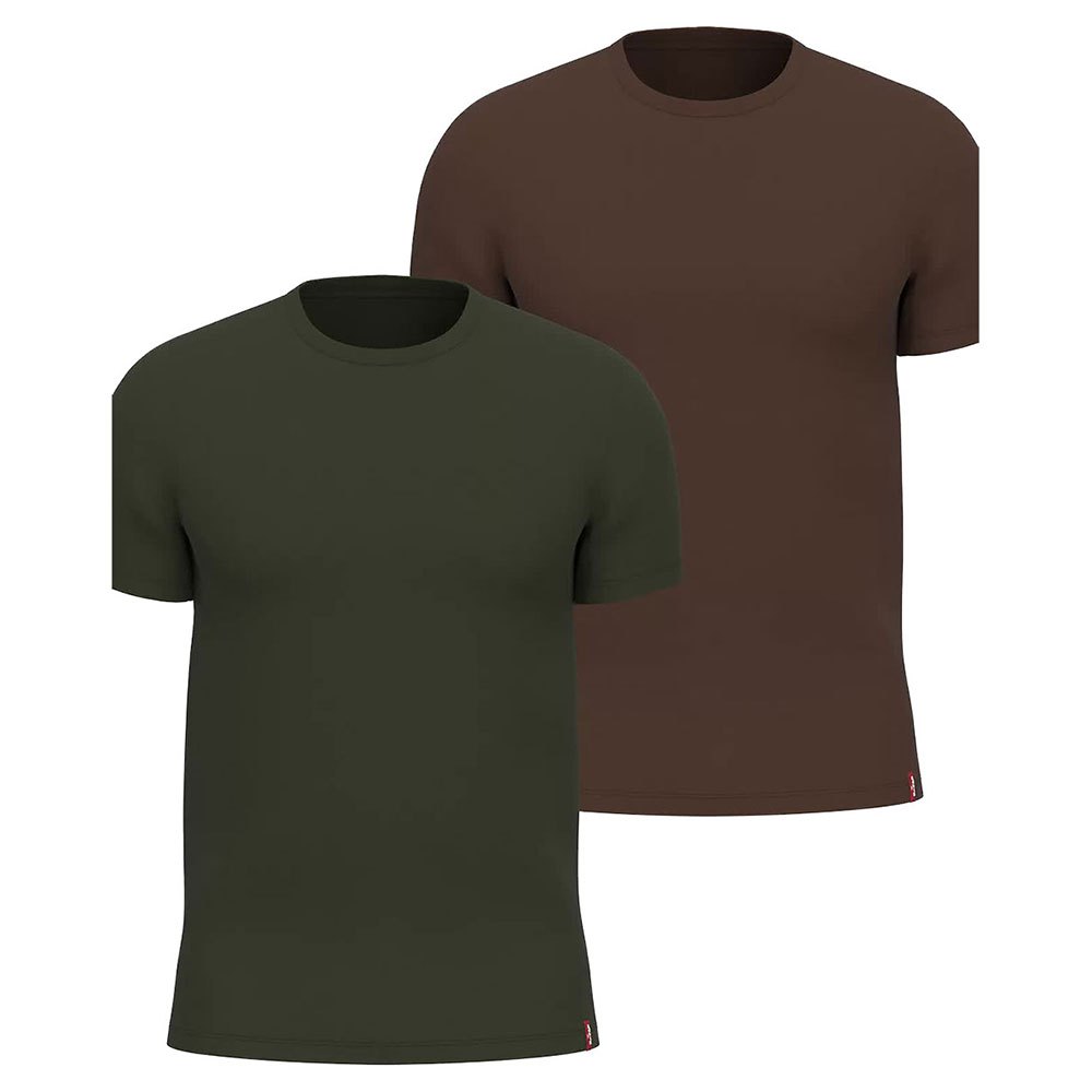Levi´s ® Slim Kurzarm T-shirt 2 Pack 2XL Mossy Green günstig online kaufen