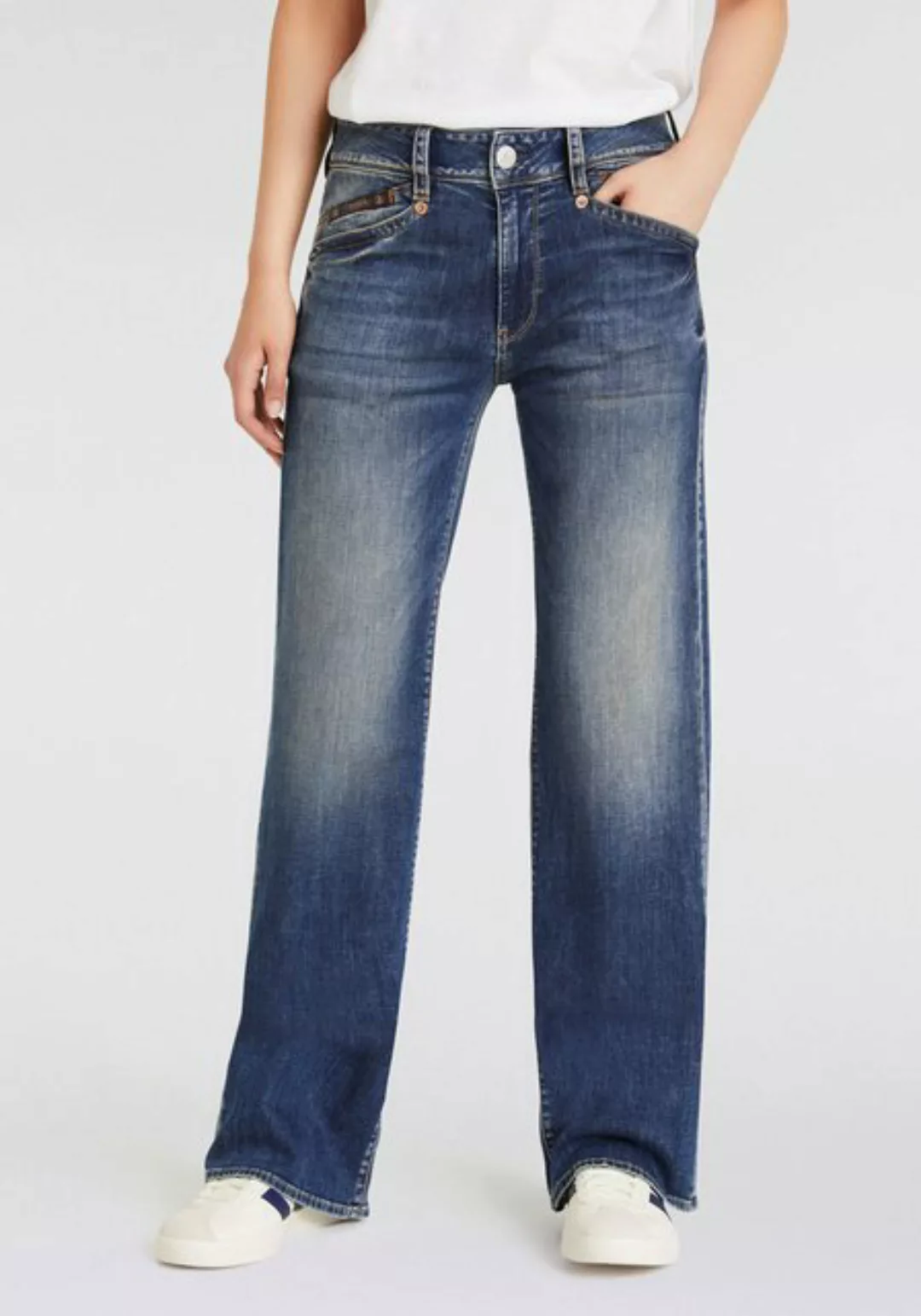 Herrlicher Bootcut-Jeans Prime New Recycled Denim Light mit Stretch günstig online kaufen