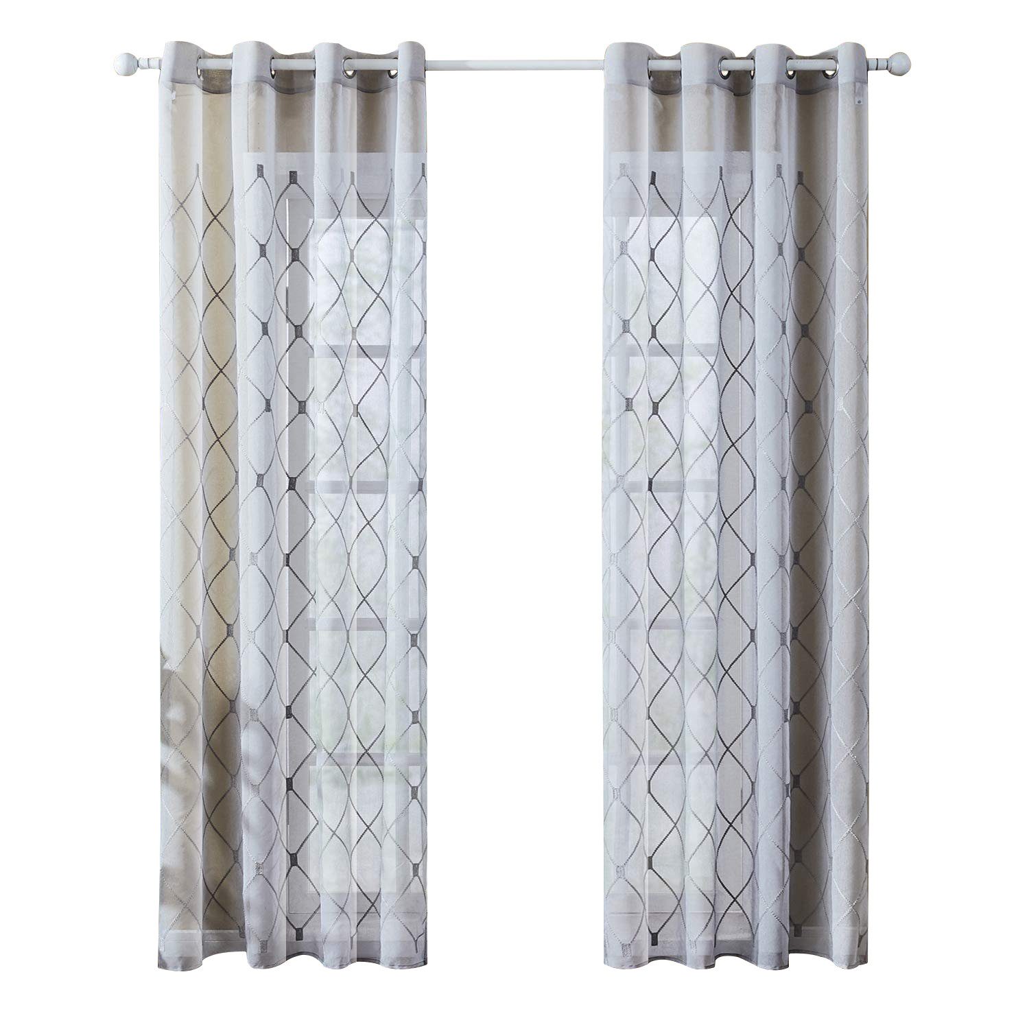 BYSURE Gardine, Ösen (2 St), transparent, günstig online kaufen