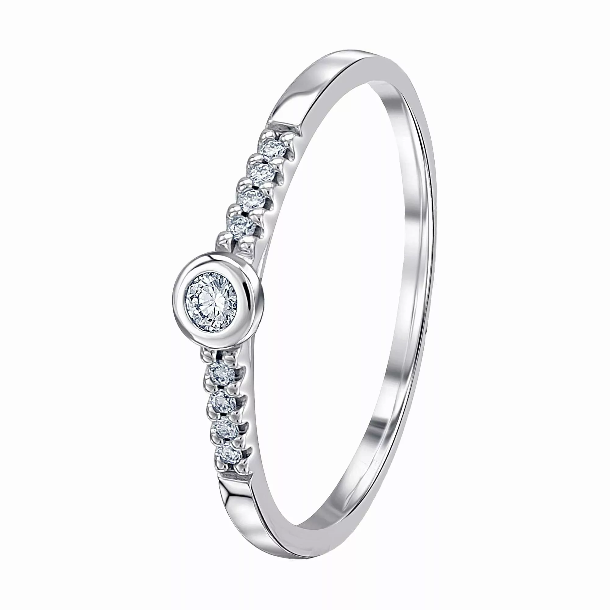ONE ELEMENT Diamantring 0.1 ct Diamant günstig online kaufen