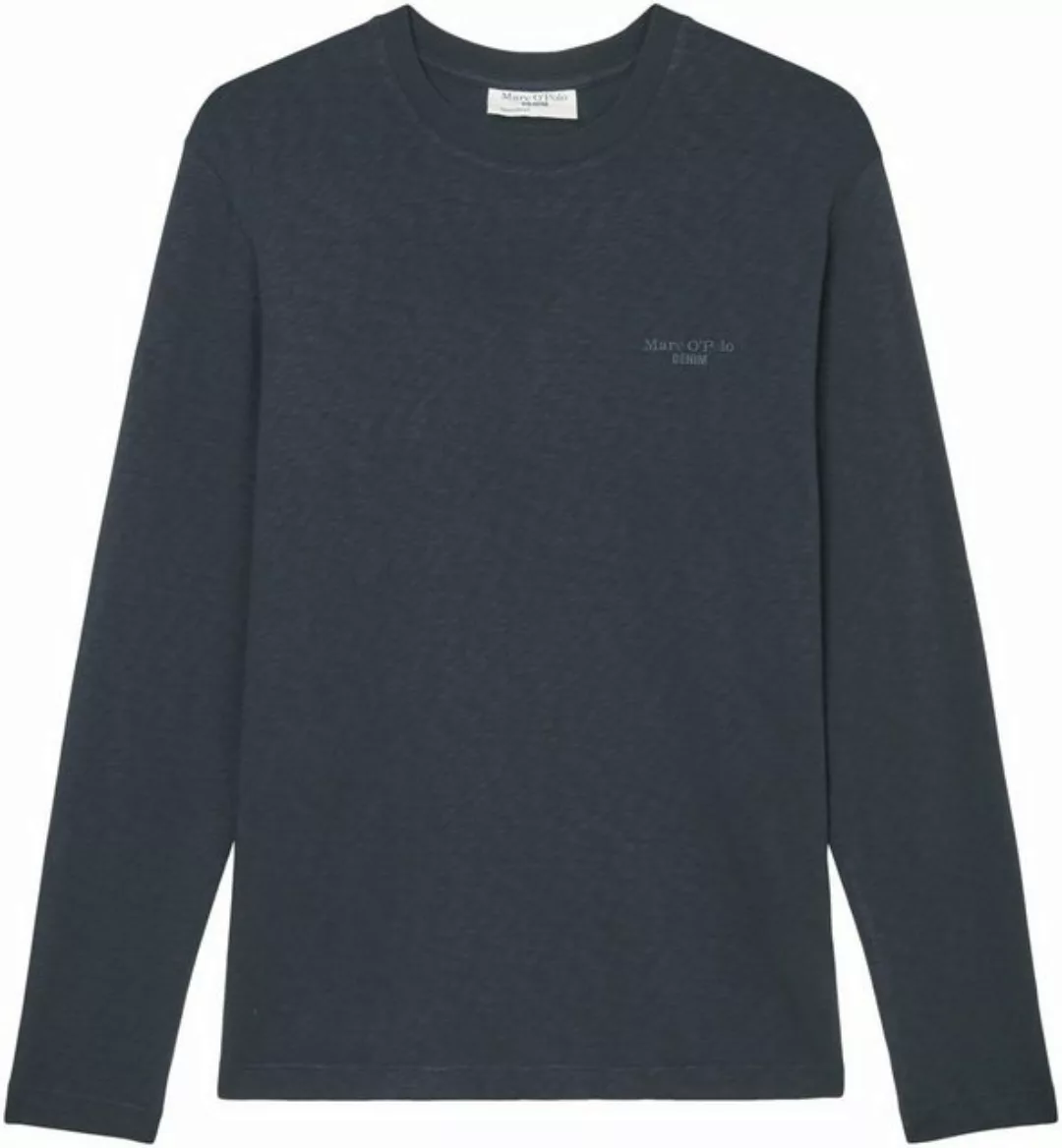 Marc O'Polo DENIM Longsleeve In angenehm softer und schwerer Slub-Jersey-Qu günstig online kaufen