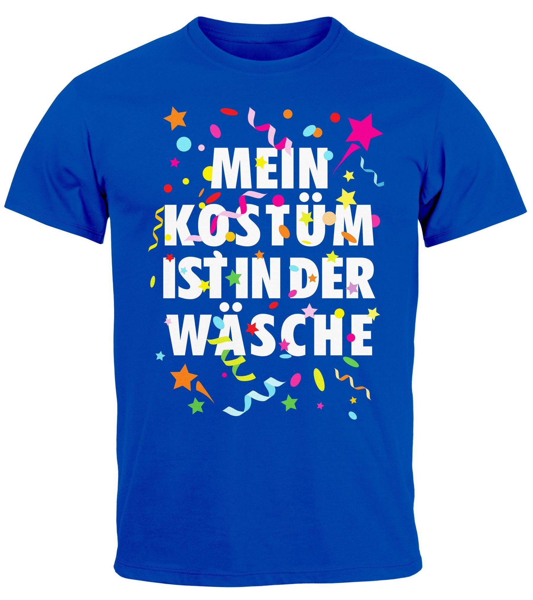 MoonWorks Print-Shirt Herren T-Shirt Fasching Karneval günstig online kaufen