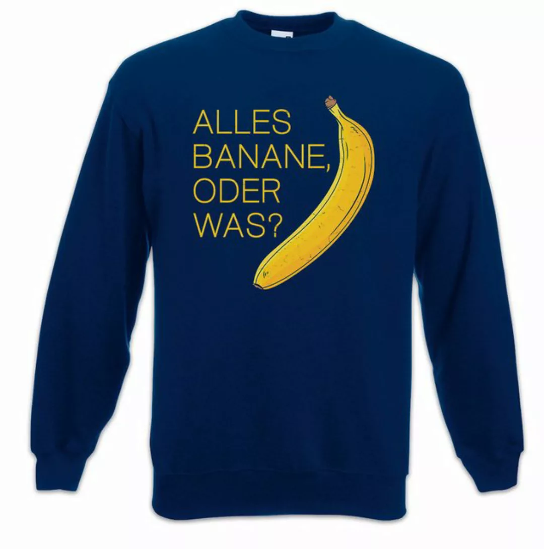 Urban Backwoods Sweatshirt Alles Banane Oder Was Sweatshirt Obst Vitamine V günstig online kaufen