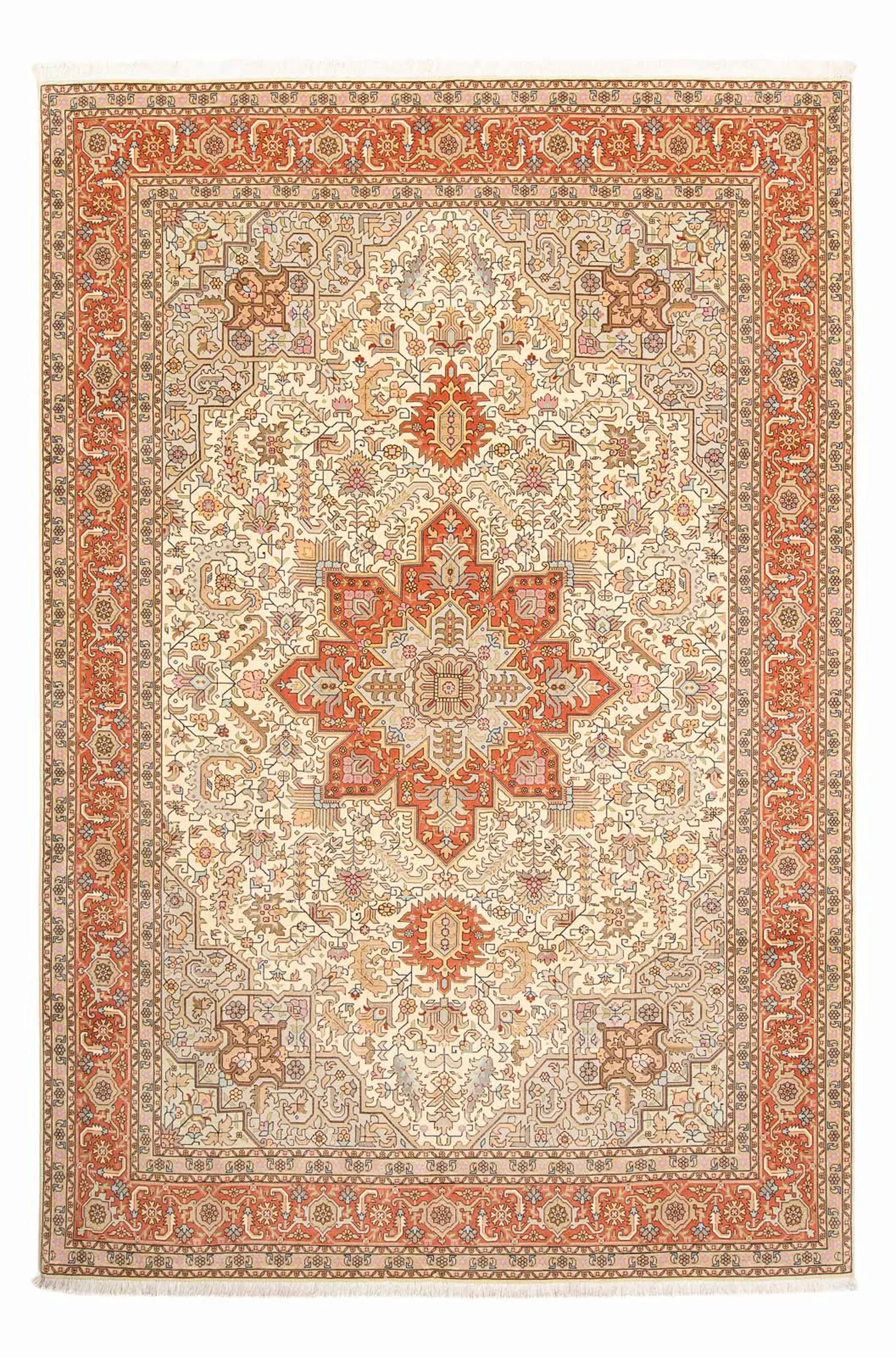morgenland Orientteppich »Perser - Täbriz - Royal - 300 x 204 cm - beige«, günstig online kaufen