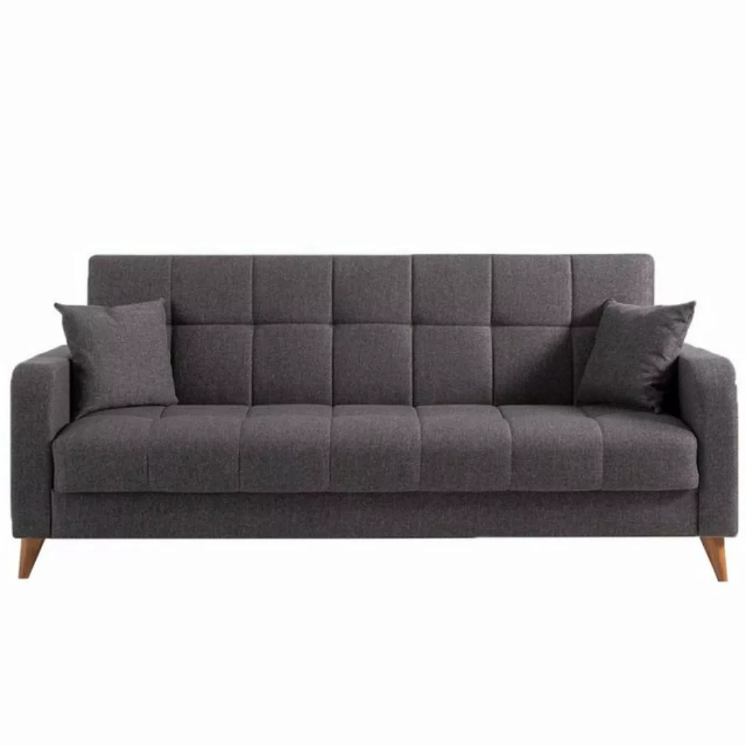 Gozos Sofa Gozos Bilbao Series 3 Sitzer Sofa, Bettfunktion Couch Polybaumwo günstig online kaufen