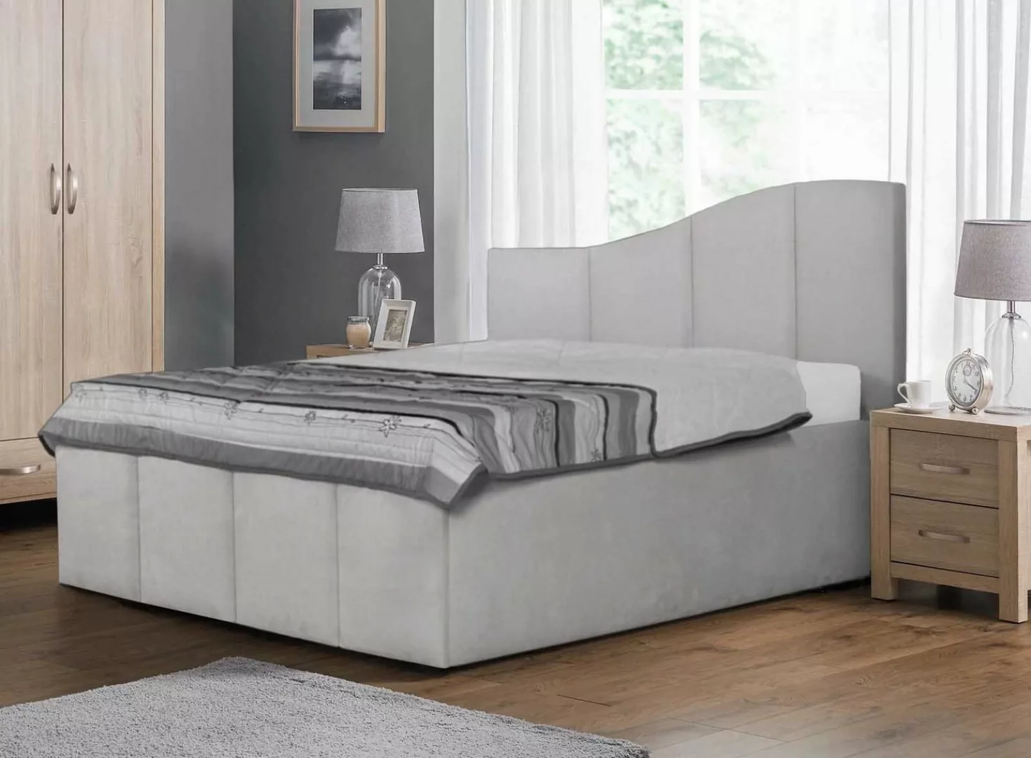 Halmon Schlafkomfort Betten Polsterbett Roma günstig online kaufen