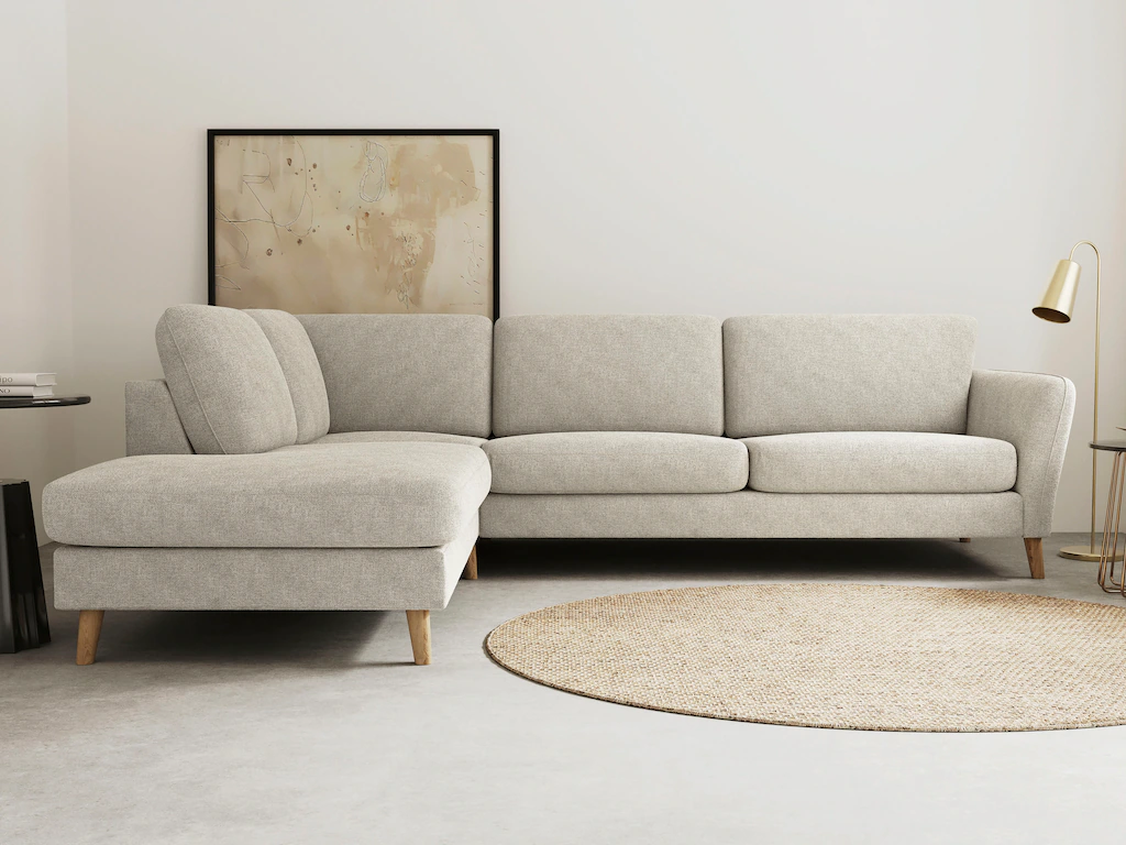 Home affaire Ecksofa "MARSEILLE 278/202 cm, L-Form, Ottom. rechts/links, ve günstig online kaufen