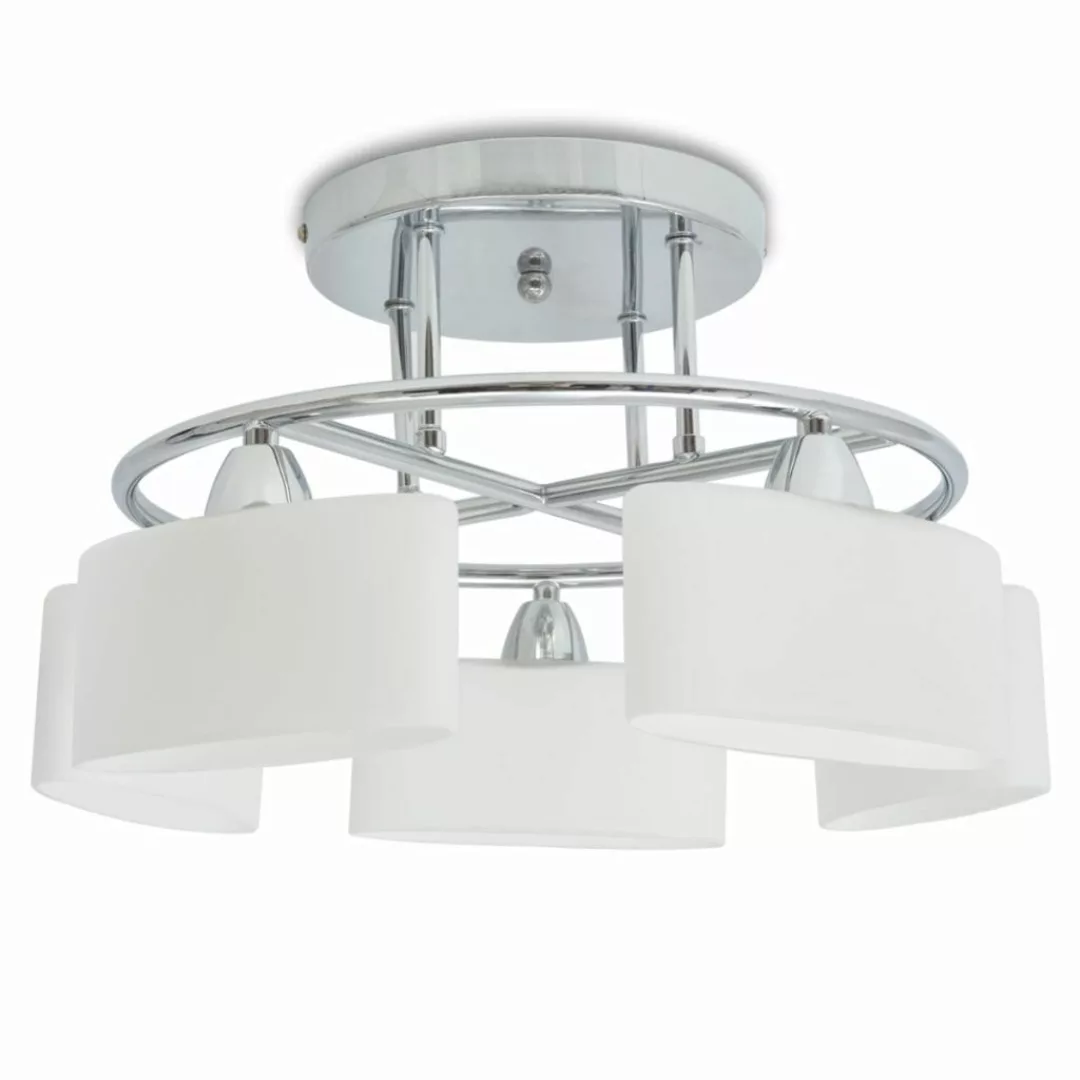 Deckenleuchte Ellipsoid-glaslampenschirme 5 E14-lampen 200 W günstig online kaufen