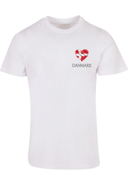 Merchcode T-Shirt Merchcode Merchcode Football - Denmark T-shirt (1-tlg) günstig online kaufen