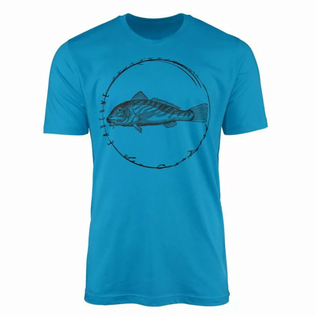 Sinus Art T-Shirt T-Shirt Tiefsee Fische - Serie: Sea Creatures, feine Stru günstig online kaufen