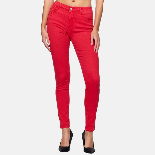 Elara Skinny-fit-Jeans Elara Damen Stretch Hose Skinny Jeans Elastisch (1-t günstig online kaufen