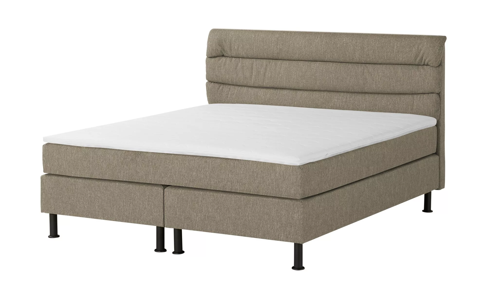 Boxspringbett  Lina ¦ braun ¦ Maße (cm): B: 144 H: 122 Betten > Einzelbette günstig online kaufen