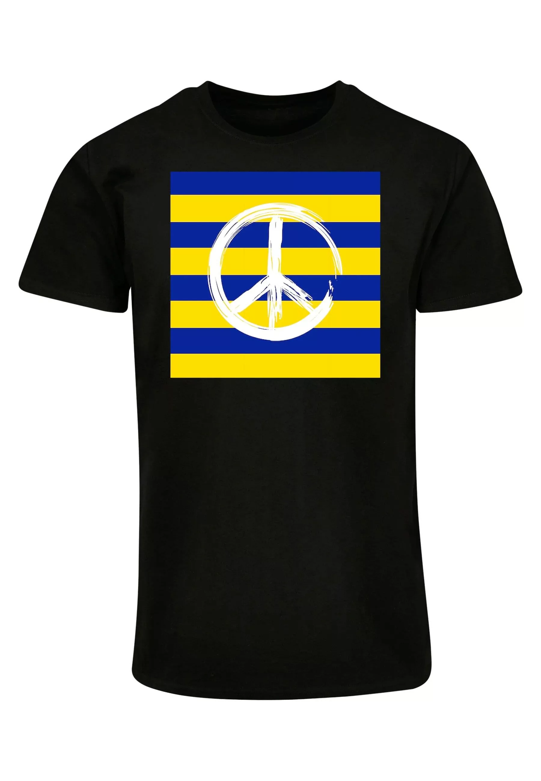 Merchcode T-Shirt "Merchcode Herren Peace - Stripe Peace Basic T-Shirt" günstig online kaufen