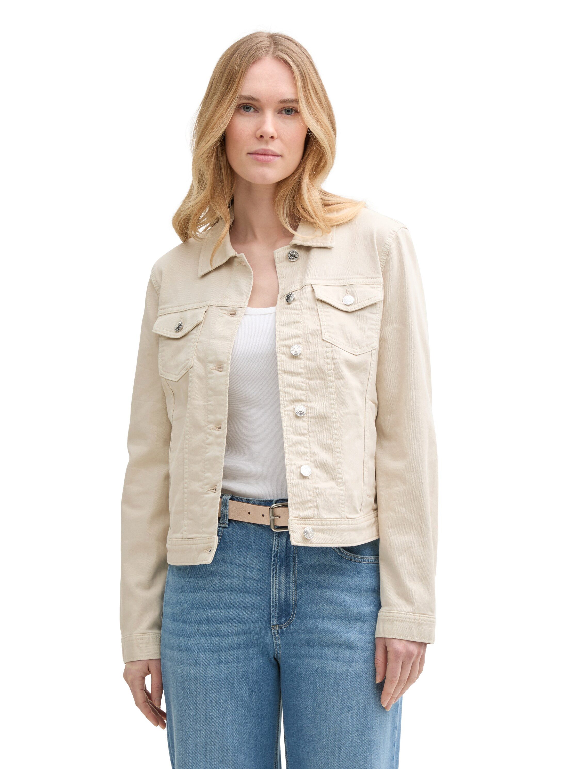 TOM TAILOR Jeansjacke im farbigen Denim günstig online kaufen