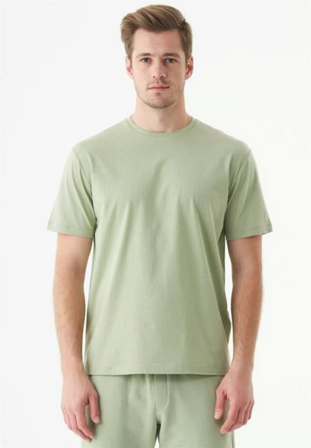 ORGANICATION T-Shirt Tillo-Unisex Basic T-Shirt in Sage Green günstig online kaufen