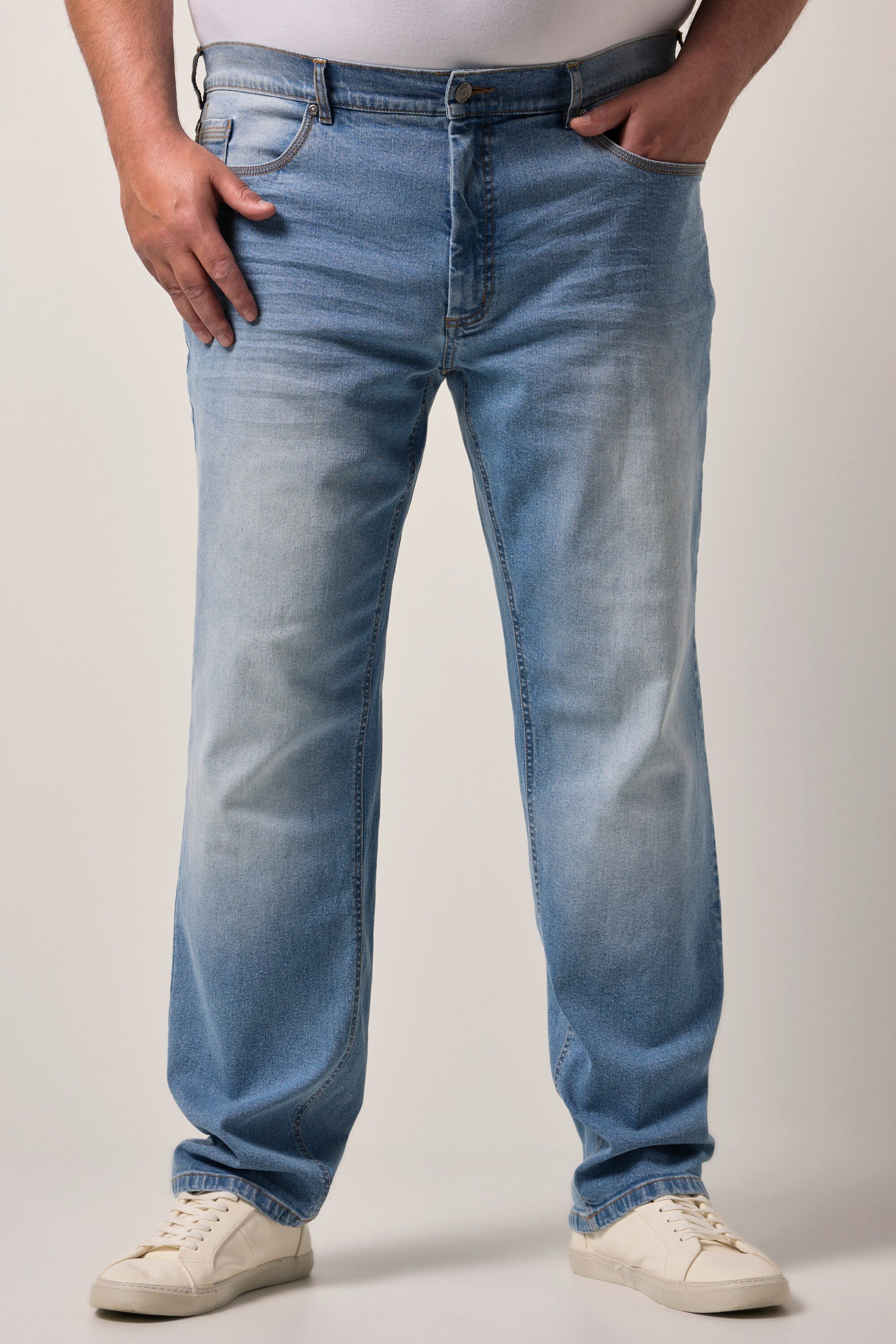 Men Plus 5-Pocket-Jeans Men+ Jeans Denim günstig online kaufen
