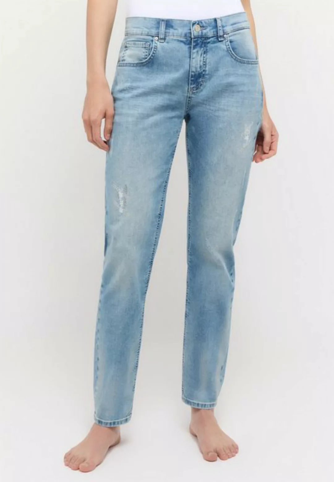 ANGELS Boyfriend-Jeans Jeans Boyfriend Diamond mit Strass günstig online kaufen