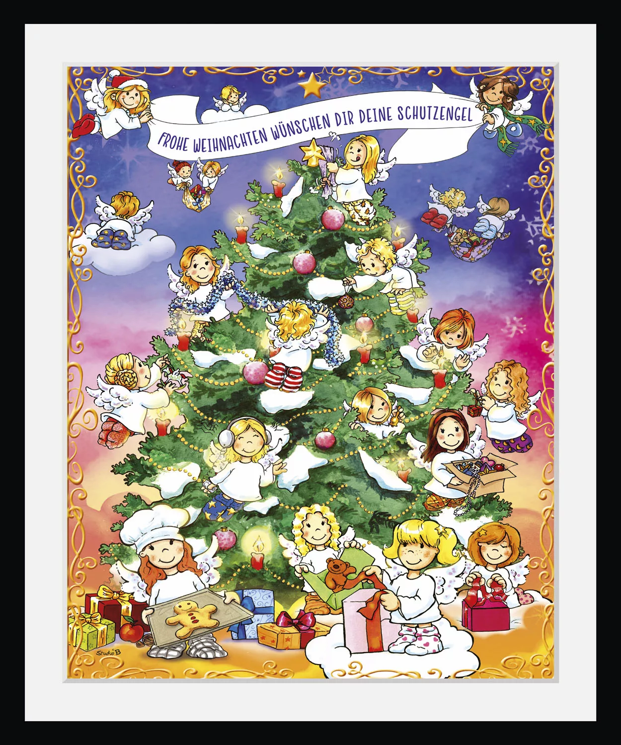 queence Bild "Christmas Tree", Engel, (1 St.) günstig online kaufen