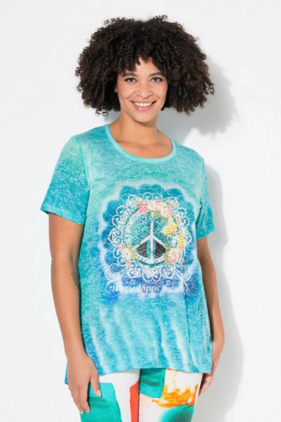 Angel of Style T-Shirt T-Shirt A-Linie Peace Mandala-Print günstig online kaufen