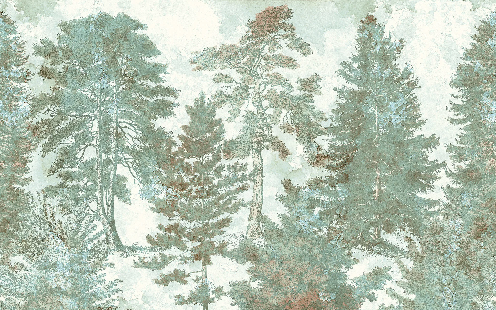 Komar Fototapete »Vlies Fototapete - Pale Panoramic - Größe 400 x 250 cm«, günstig online kaufen