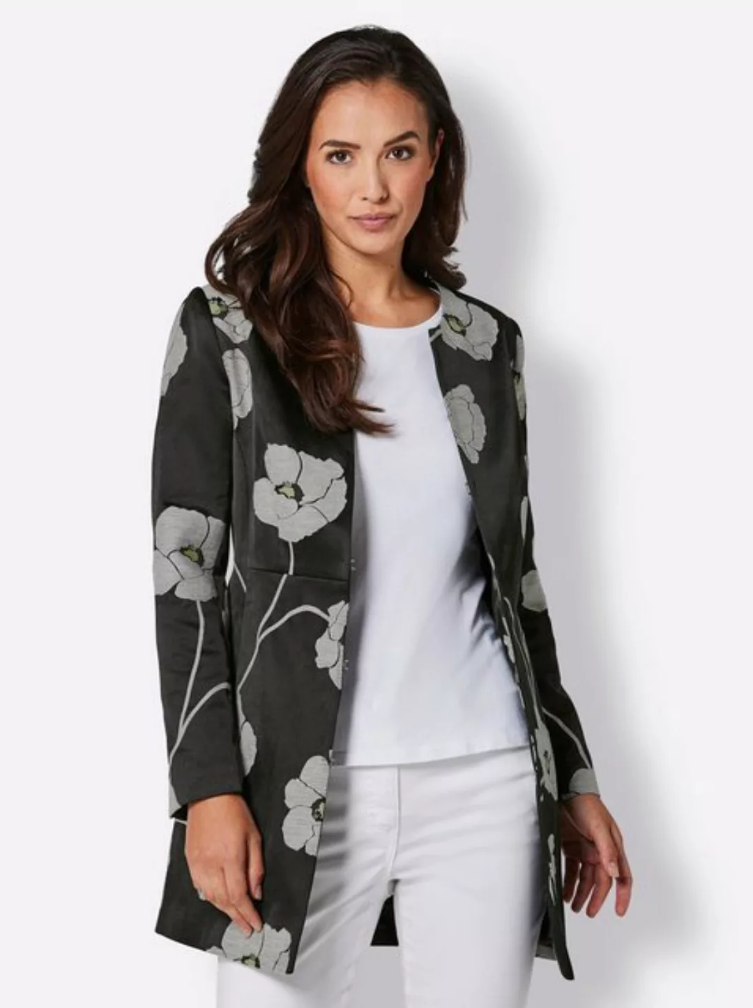 creation L Blusenblazer Jacquard-Blazer günstig online kaufen