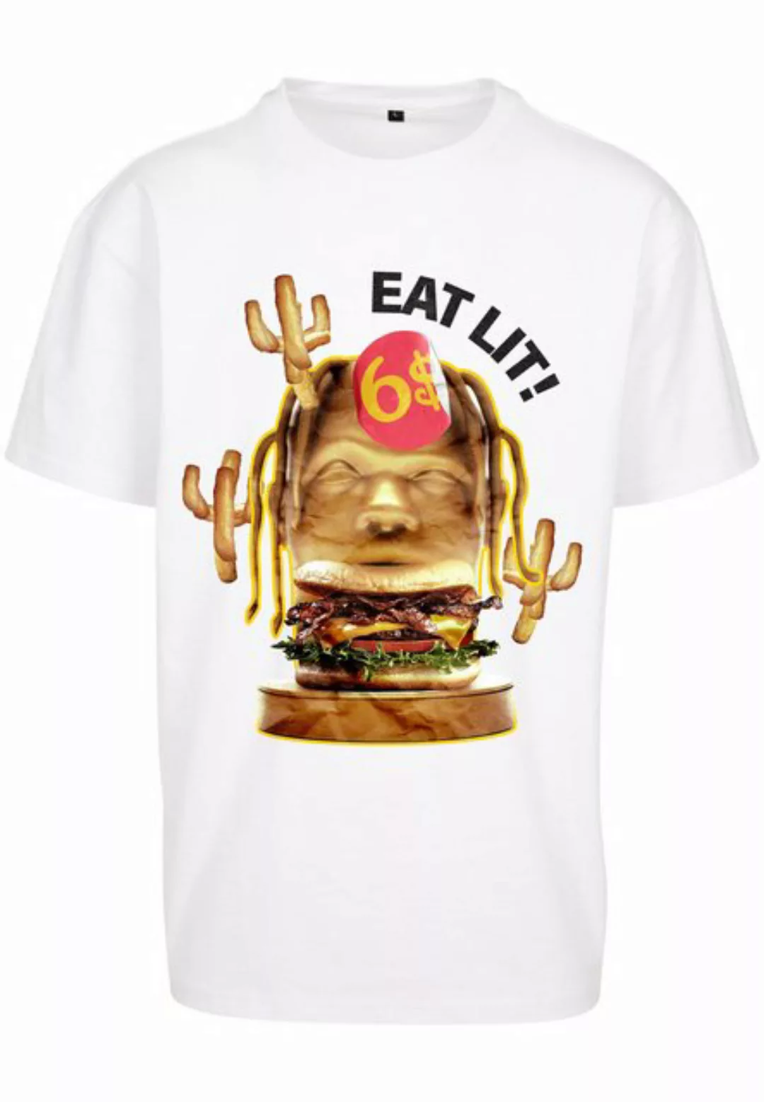 MisterTee T-Shirt Unisex Eat Lit Oversize Tee (1-tlg) günstig online kaufen