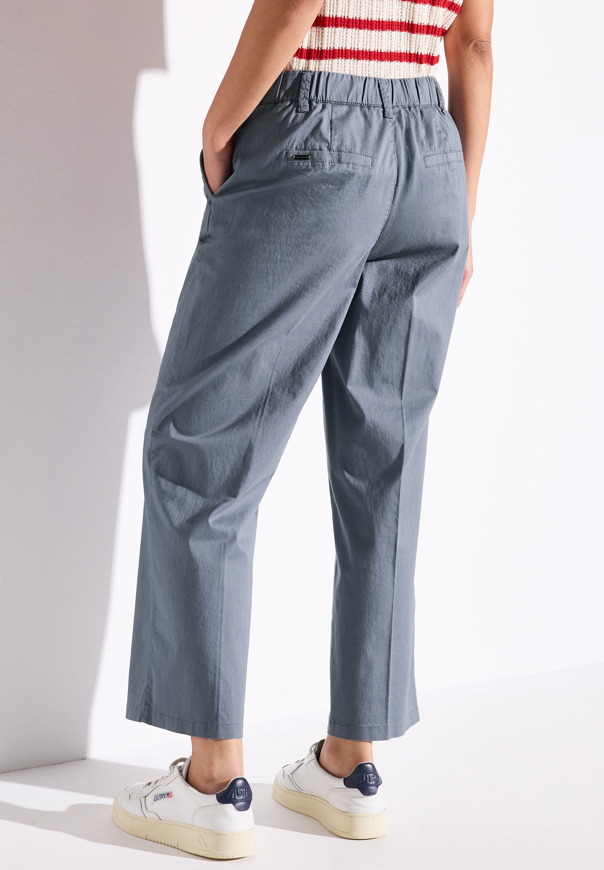 STREET ONE Chinohose, aus Baumwolle mit Stretchanteil günstig online kaufen