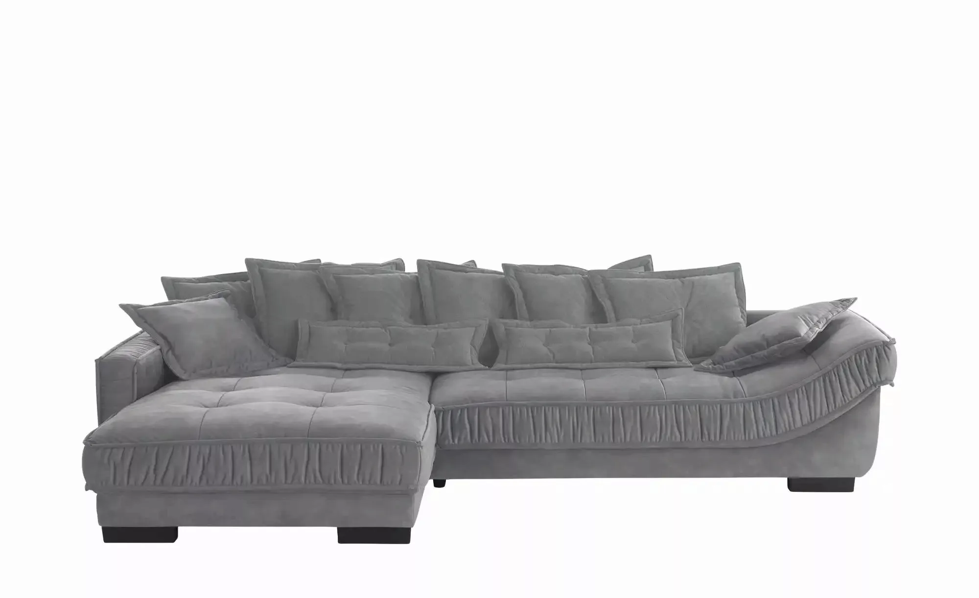 pop Ecksofa Zweifarbig Diwan III ¦ grau ¦ Maße (cm): B: 333 H: 90 T: 202.0 günstig online kaufen