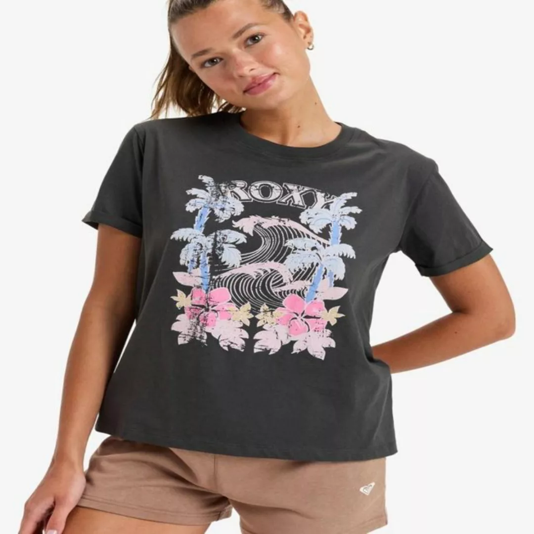 Roxy Print-Shirt Roxy Oceanregular Poster - T-Shirt für Frauen XXS, Phantom günstig online kaufen