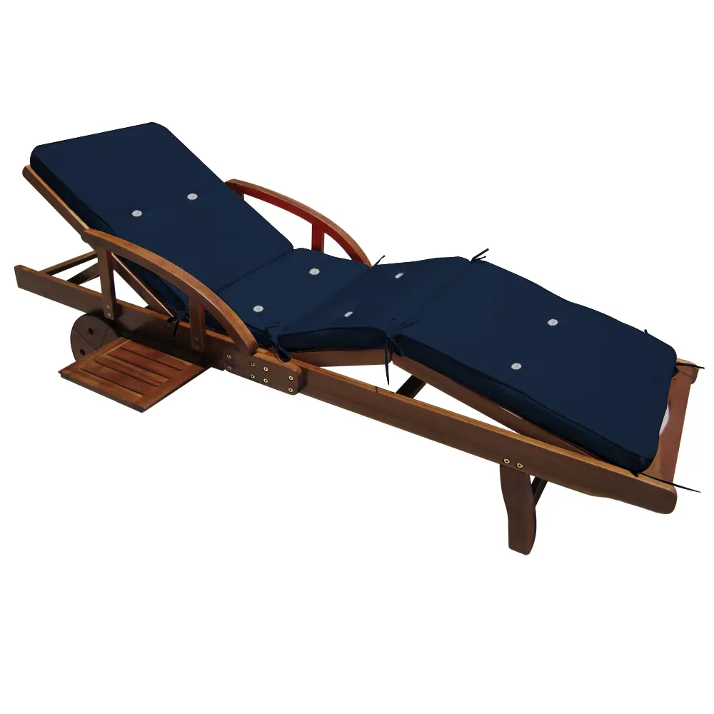 Auflage Sunlounger Blau 196x55x5cm günstig online kaufen