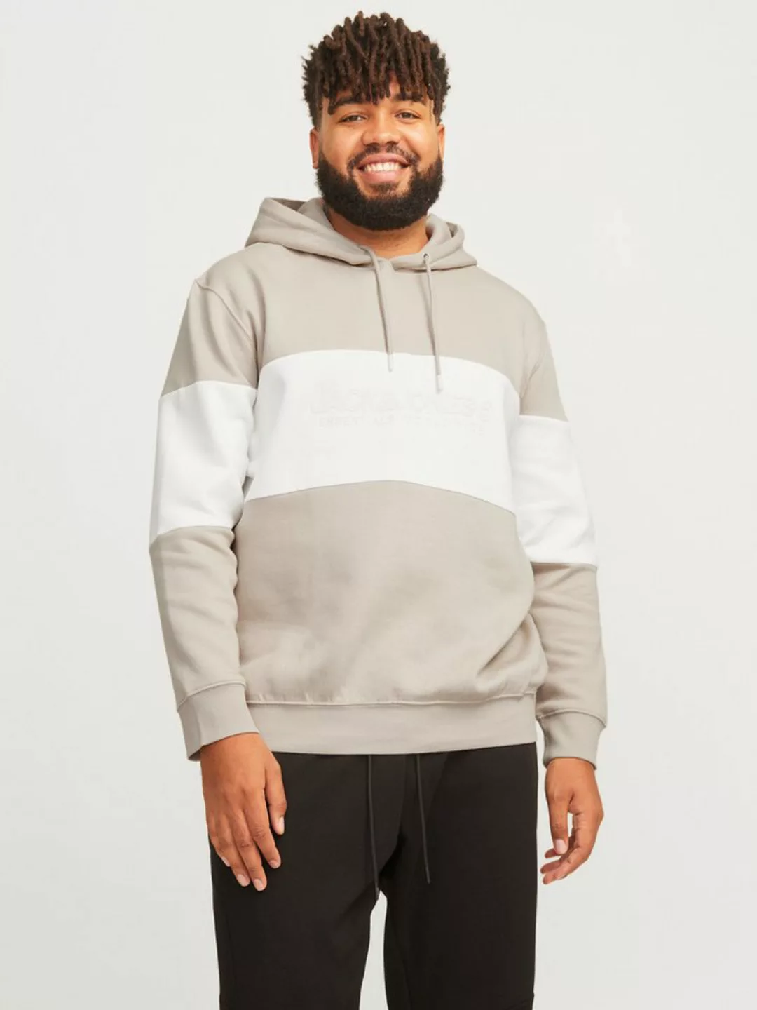 Jack & Jones PlusSize Kapuzensweatshirt JJELEGACY BLOCKING SWEAT HOOD NOOS günstig online kaufen