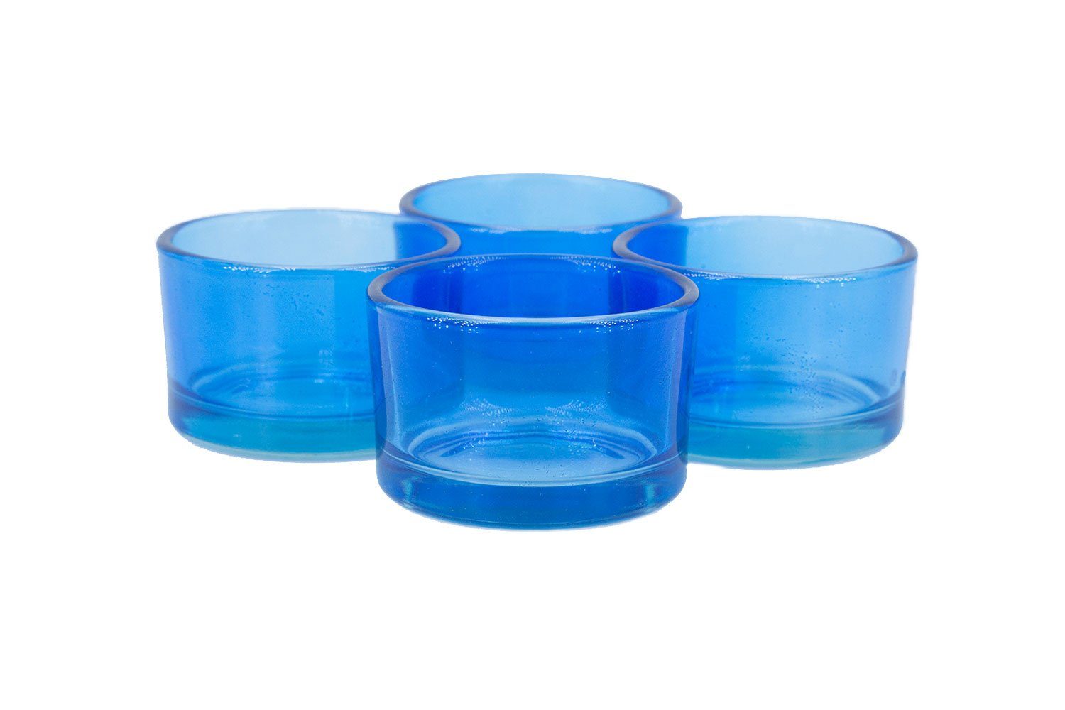 Creativery Teelichthalter, Teelichtgläser klein 51x33mm blau günstig online kaufen