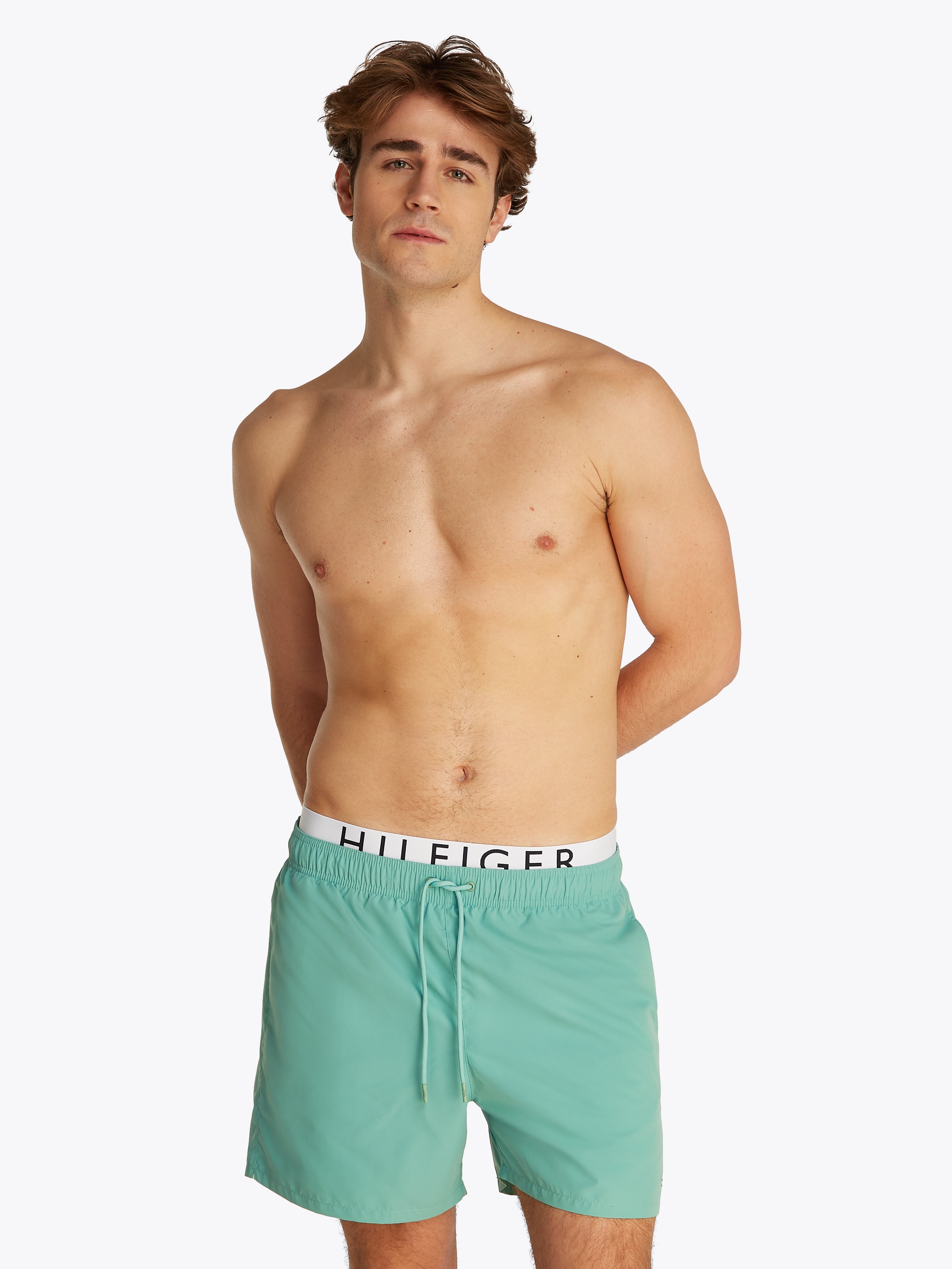 Tommy Hilfiger Swimwear Badeshorts "MEDIUM DRAWSTRING DW", mit Bindeband, m günstig online kaufen