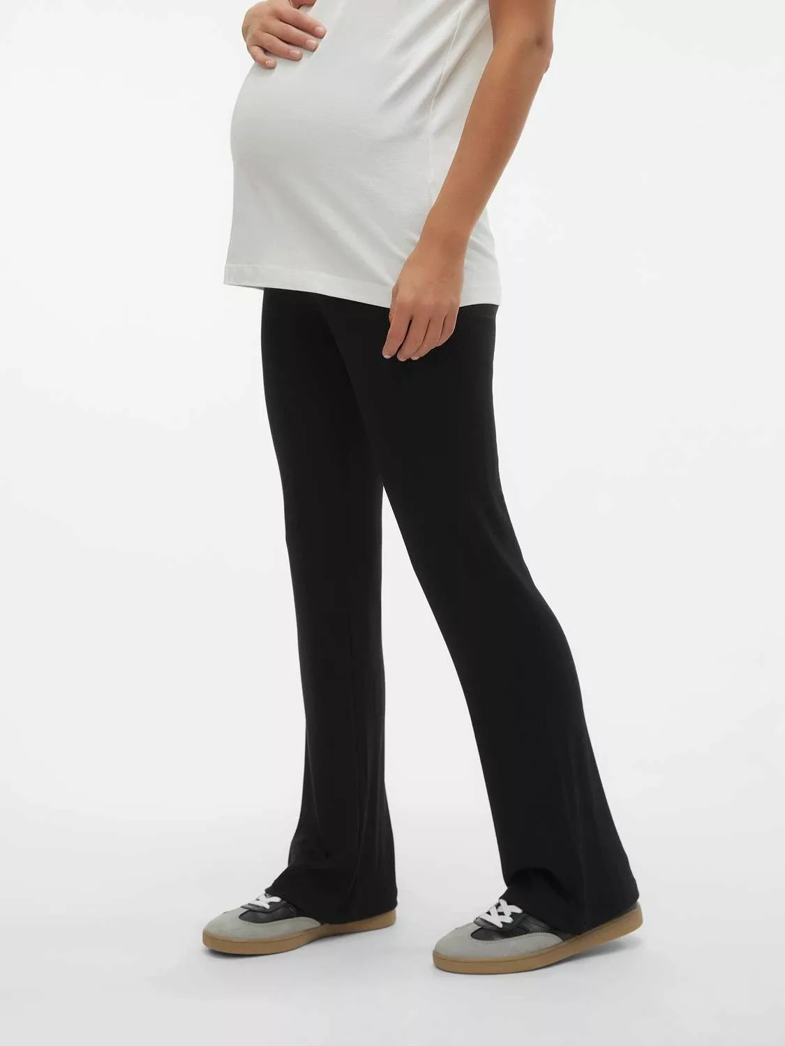 Mamalicious Umstandshose "MLBRYNJA FLARE JERSEY LEGGING A. NOOS" günstig online kaufen