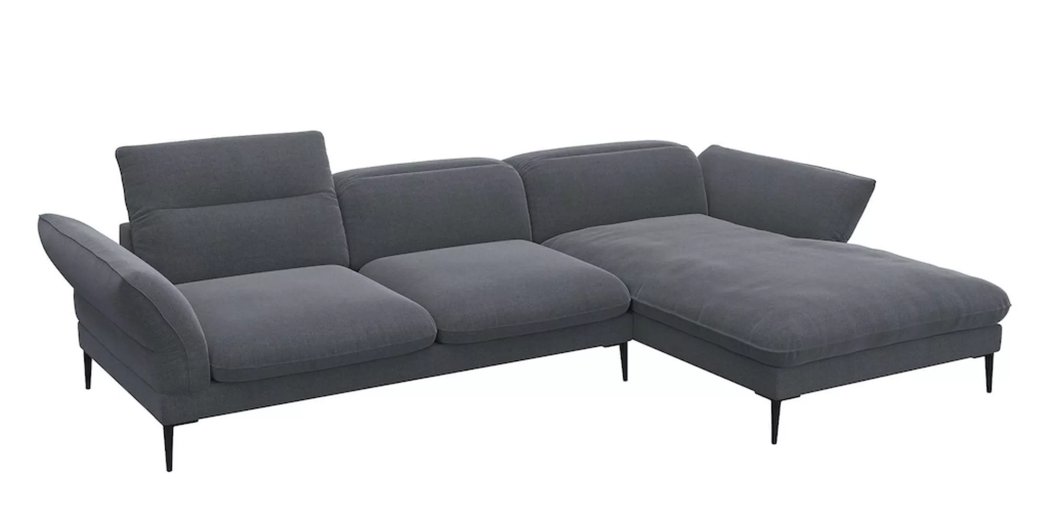 FLEXLUX Ecksofa "Salino, Funktionssofa mit Recamiere, Relaxsofa, Ecksofa", günstig online kaufen