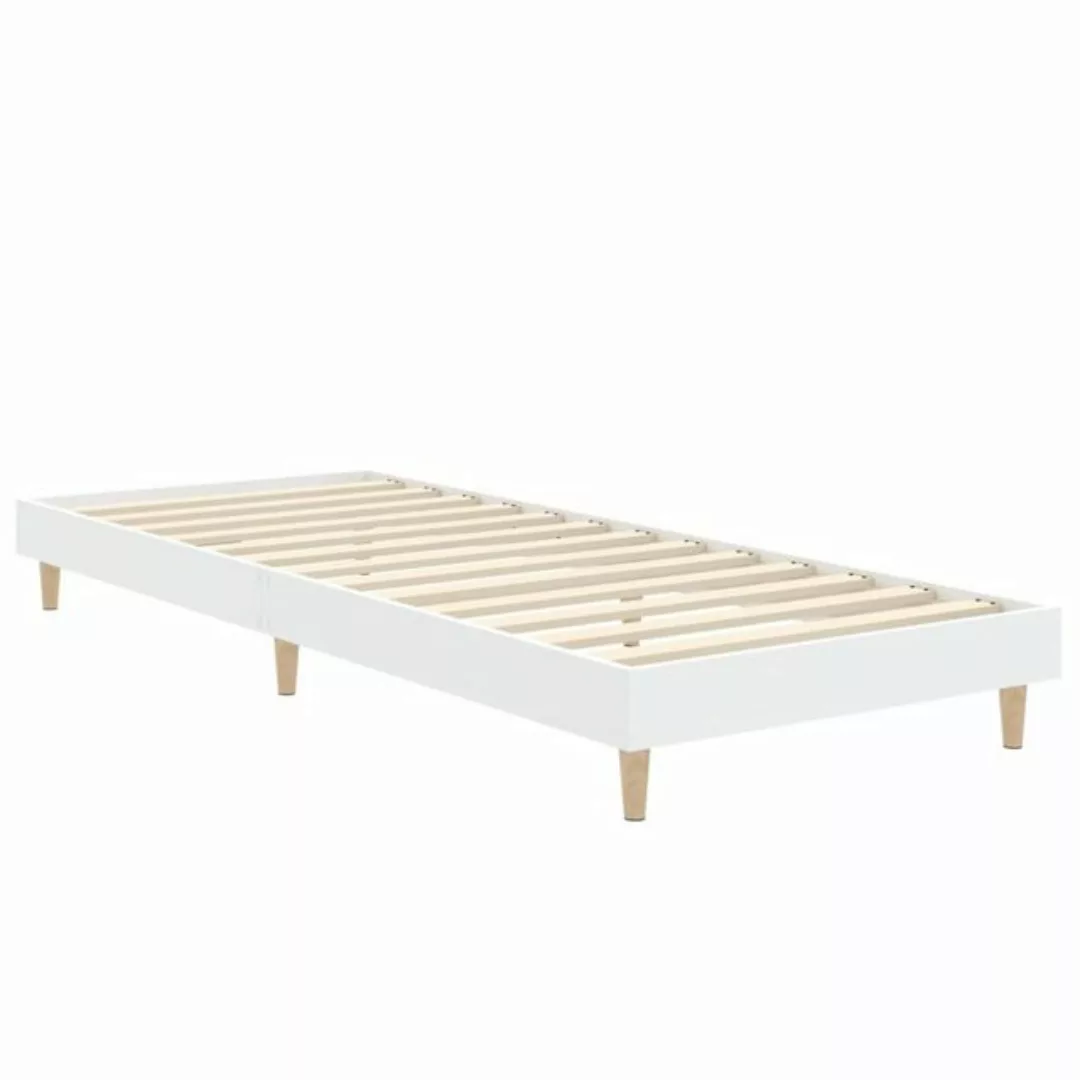 Vidaxl Bettgestell Weiß 75x190 Cm Holzwerkstoff günstig online kaufen