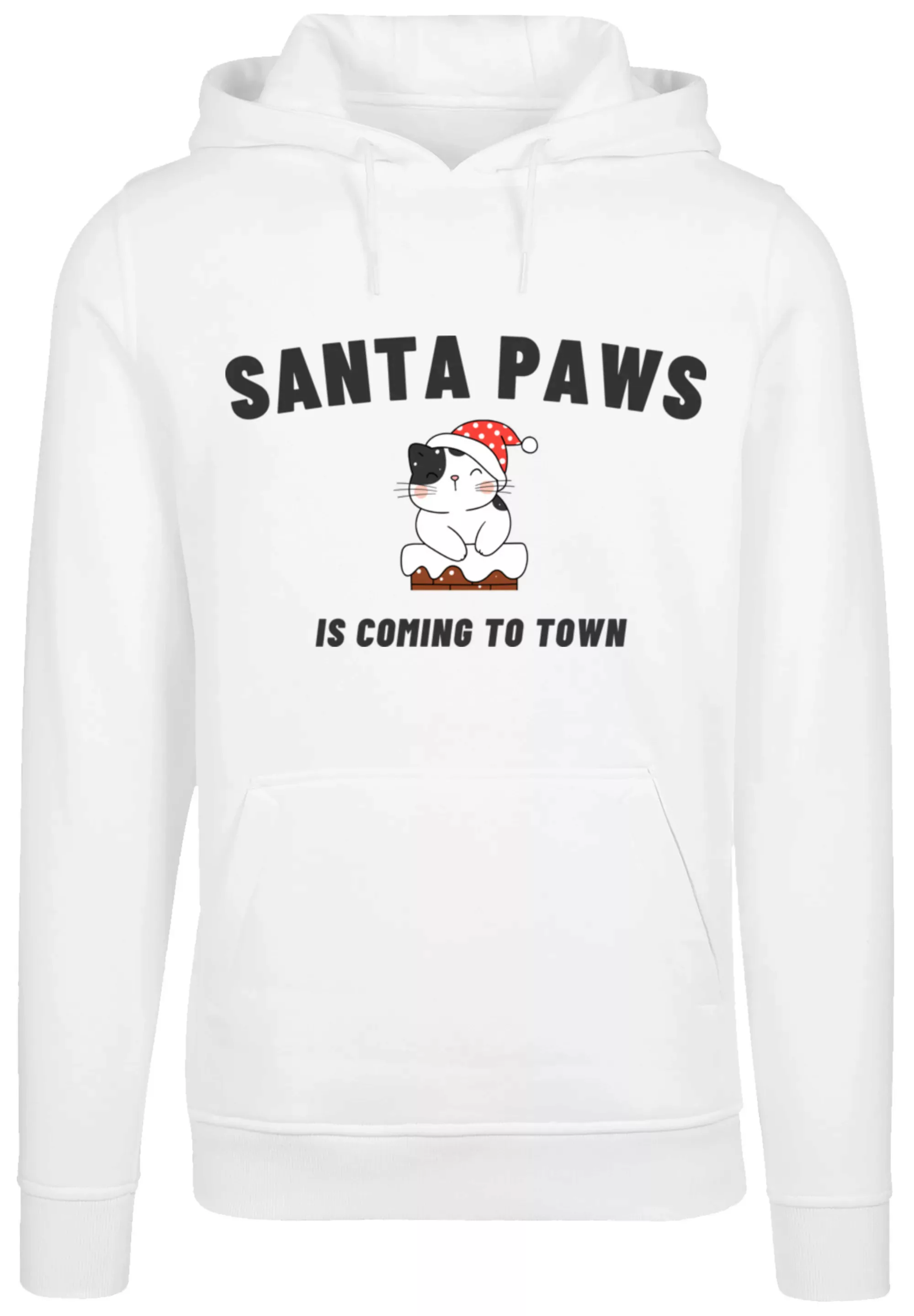 F4NT4STIC Kapuzenpullover "Santa Paws Christmas Cat", Premium Qualität, Roc günstig online kaufen