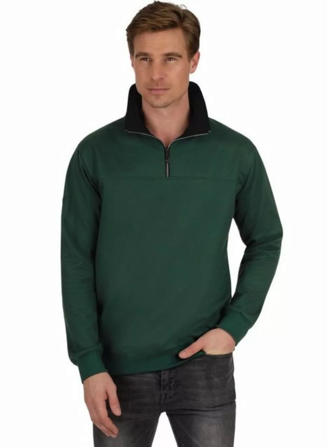 Trigema Sweatshirt TRIGEMA Sweatshirt mit Reißverschluss günstig online kaufen