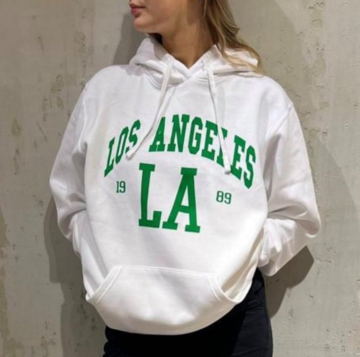 Worldclassca Hoodie Worldclassca Oversized Hoodie LA Kapuzenpullover Washed günstig online kaufen