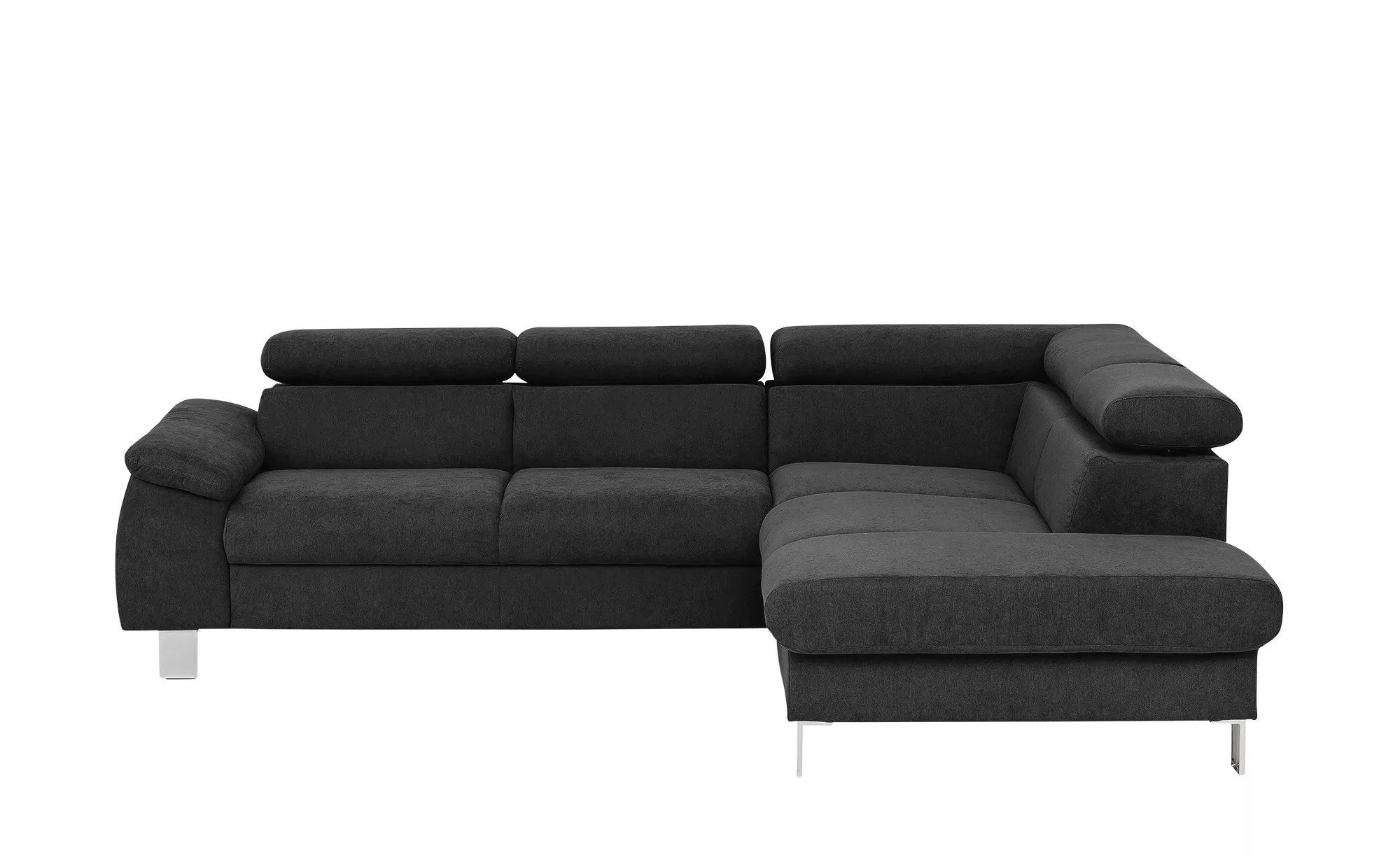 uno Ecksofa  Micky ¦ schwarz ¦ Maße (cm): B: 249 H: 72 T: 207.0 Polstermöbe günstig online kaufen