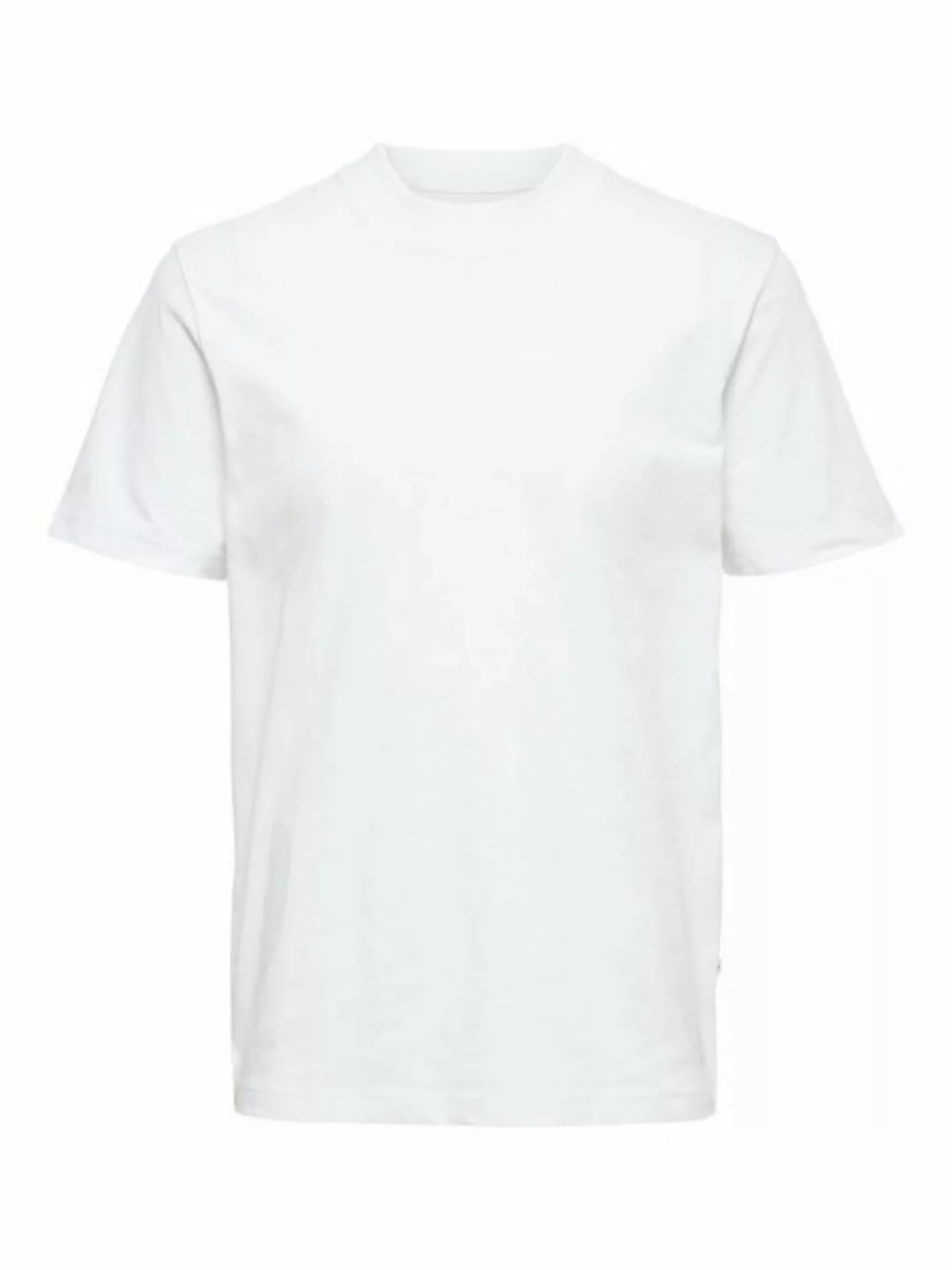 Selected Homme Herren Rundhals T-Shirt SLHRELAXCOLMAN - Relaxed Fit günstig online kaufen