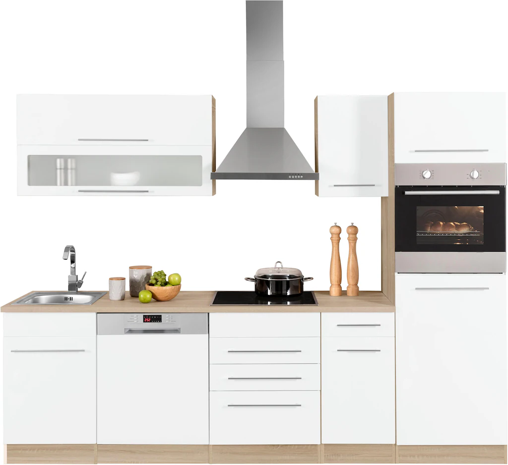 HELD MÖBEL Küchenzeile "Eton", ohne E-Geräte, Breite 270 cm günstig online kaufen