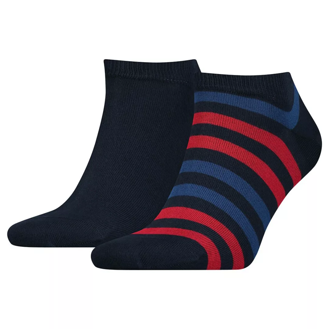 Tommy Hilfiger Duo Stripe Sneaker Socken 2 Paare EU 39-42 Tommy Original günstig online kaufen