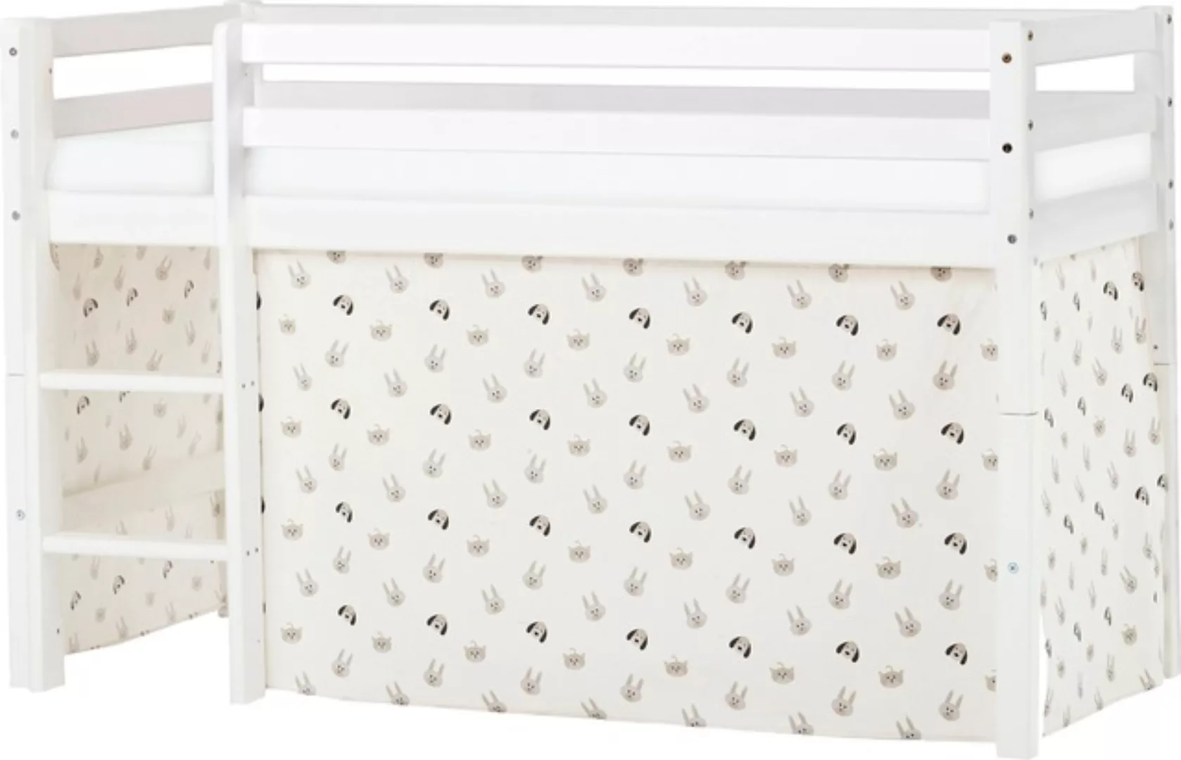 Hoppekids Hochbett "ECO Dream, Kinderbett, Spielbett, Halbhohes Bett aus Ma günstig online kaufen