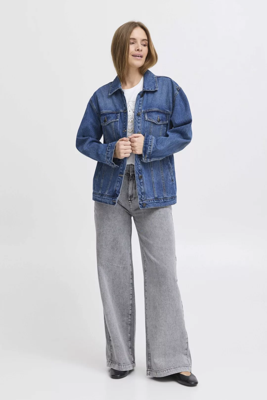 Pulz Jeans Jeansjacke "Jeansjacke PZALORA Denim Jacket", ohne Kapuze günstig online kaufen