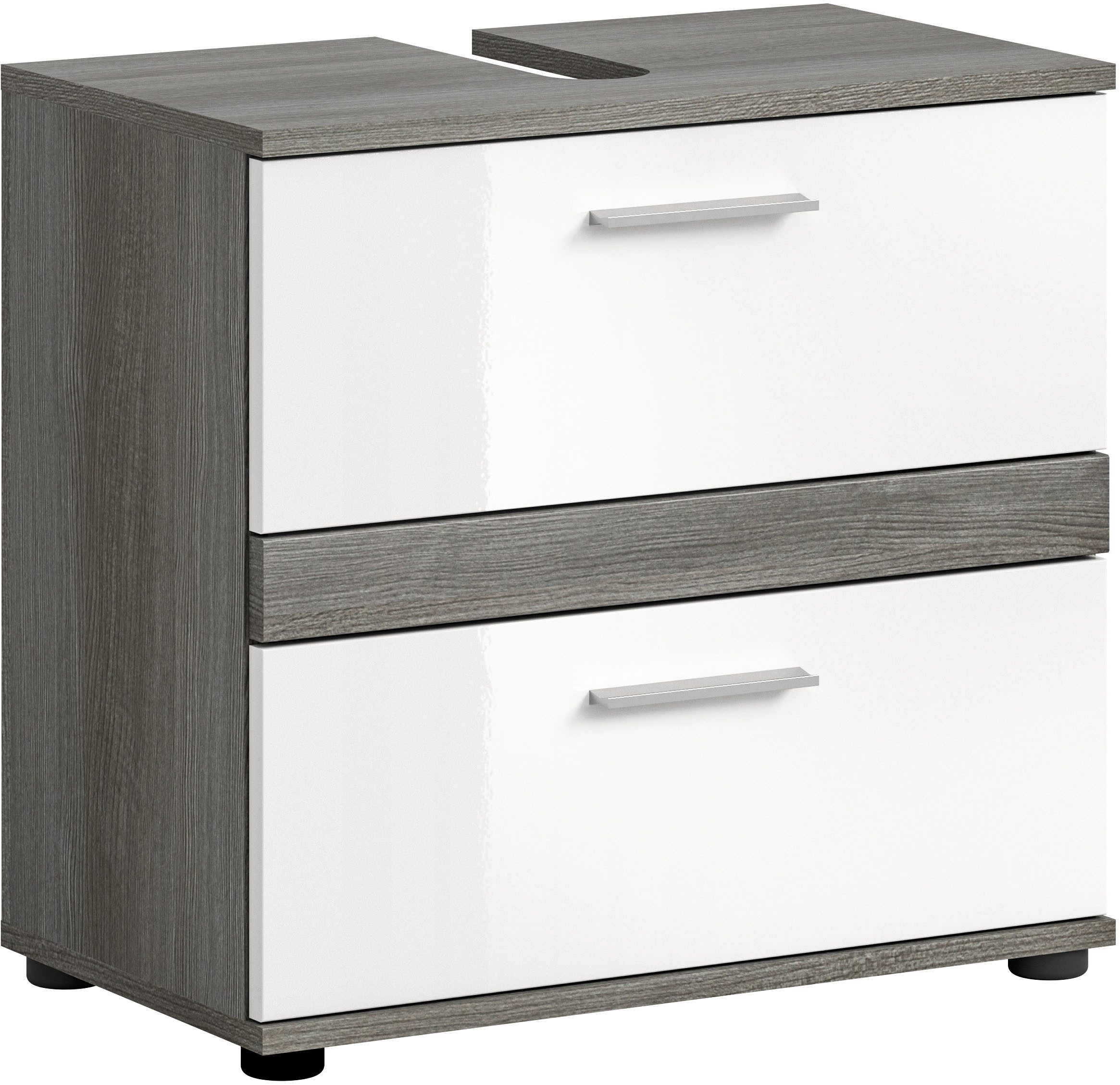 welltime Waschbeckenunterschrank "LUCCA, TOPSELLER, Breite 60 cm, 2 Schubkä günstig online kaufen