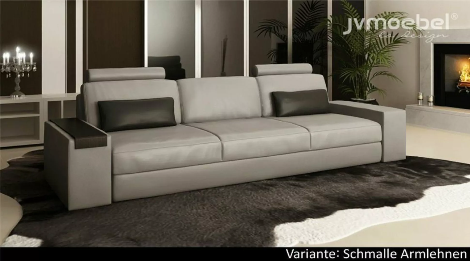 JVmoebel Sofa Großes Sofa Couchen 3 Sitzplatz Sofa Couch Polser Sitz Dreisi günstig online kaufen