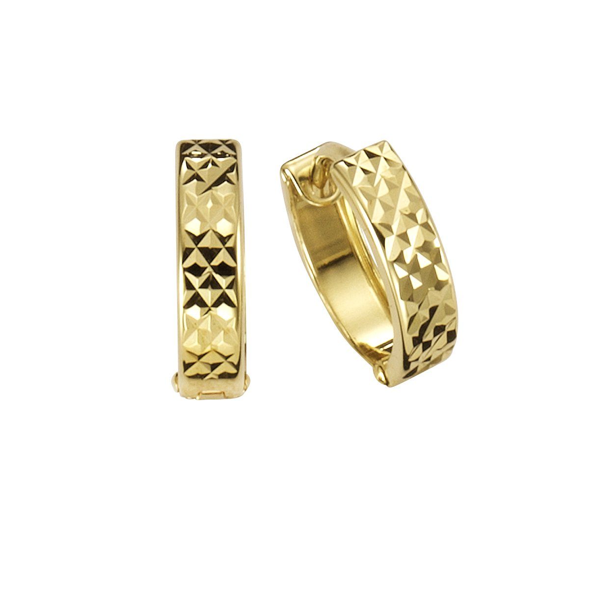 Vivance Paar Creolen 333 Gold diamantiert günstig online kaufen