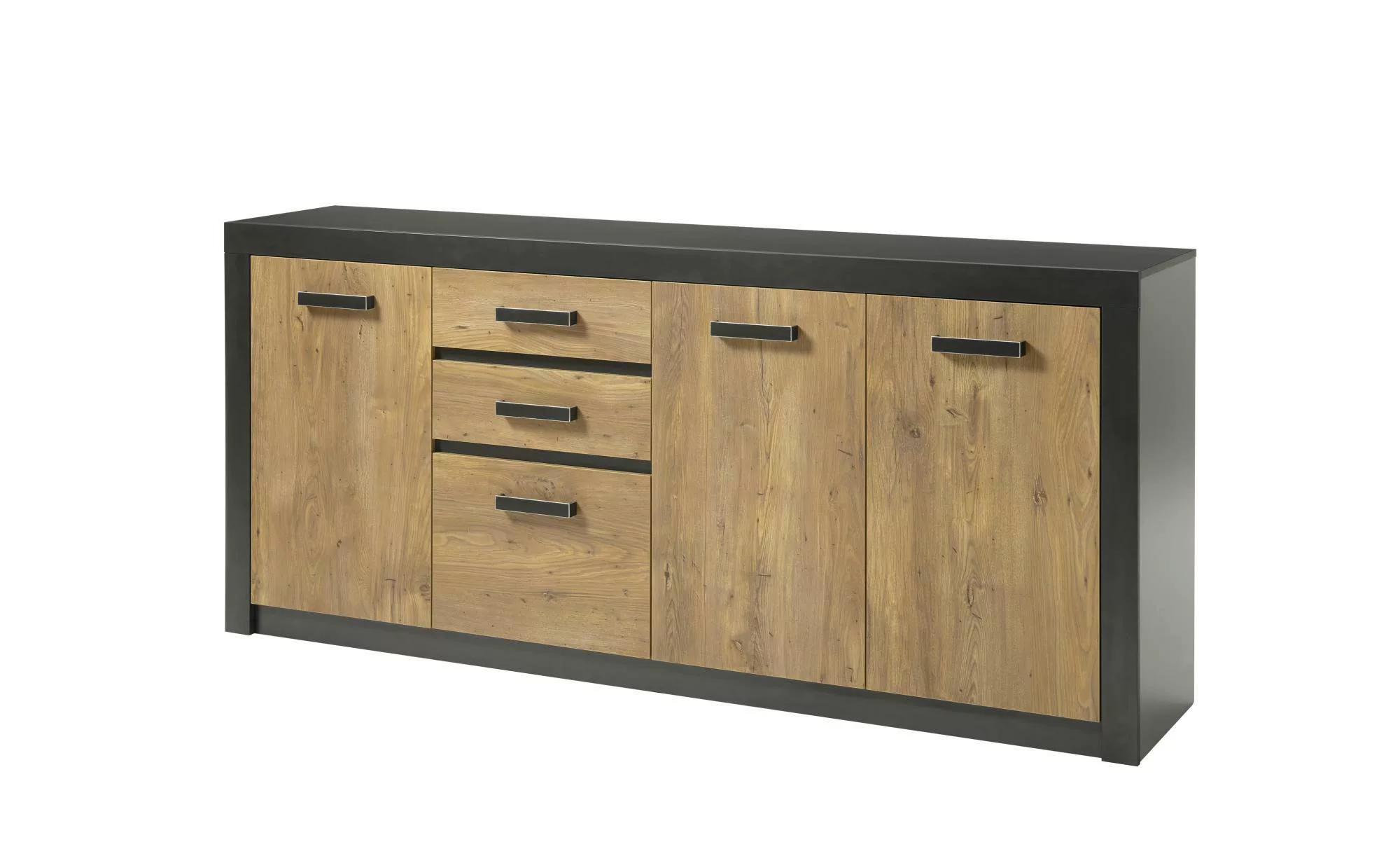 Sideboard  Balerma ¦ grau ¦ Maße (cm): B: 198 H: 88 T: 42 Kommoden & Sidebo günstig online kaufen