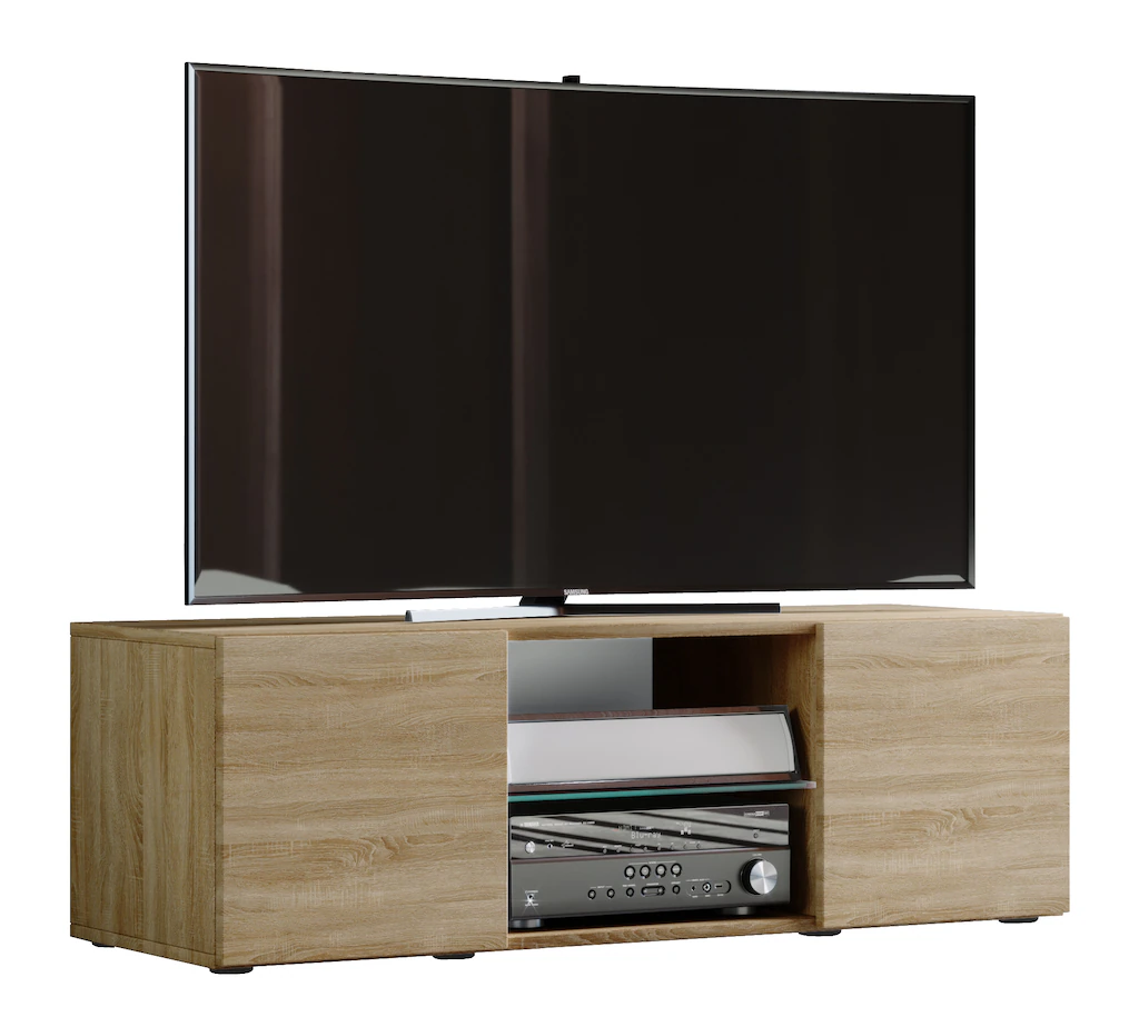 VCM TV-Board "Holz TV Lowboard Möbel Fernsehschrank Lowina", (VCM Lowina) günstig online kaufen